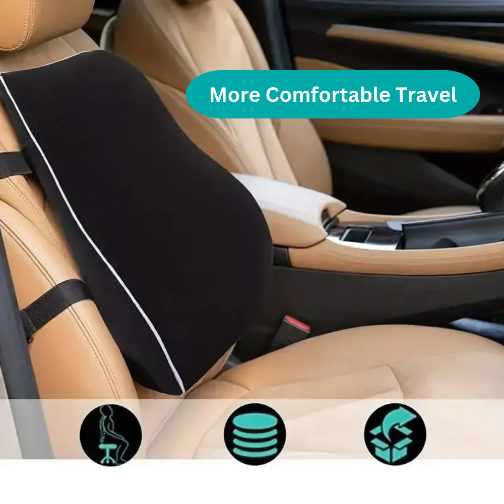 BottomDr Ergonomic S-Shaped Lumbar Support Pillow for Comfort and Relief