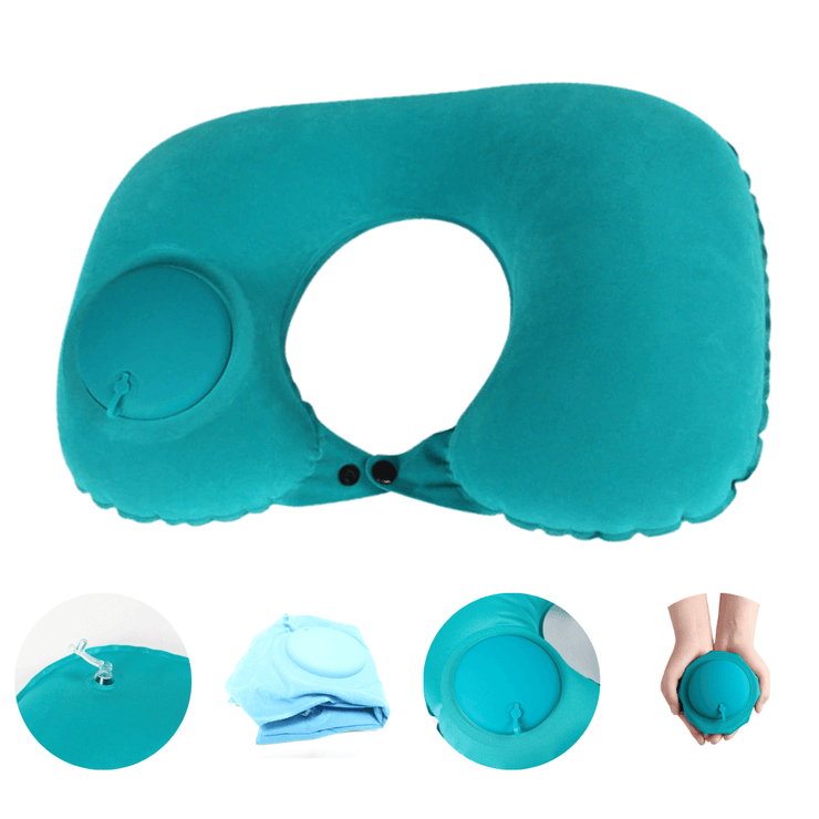 Inflatable Donut Neck Portable Pillow | Relieve Neck, Back Pain And Discomfort On-the-Go